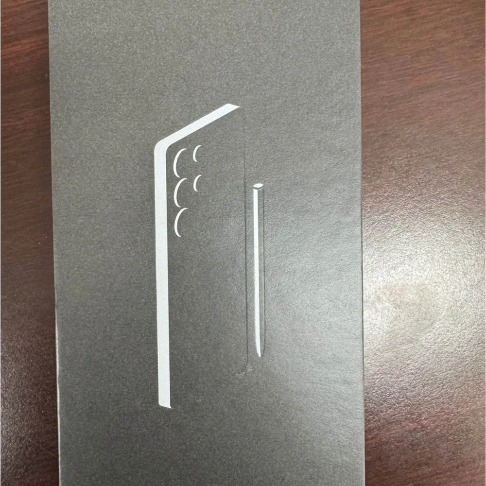 Samsung Smartphone Box with Stylized Graphic